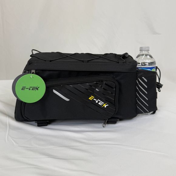 Bike Rear Pannier Bag Cycling Rear Rack Waterproof Bottle Storage Luggage Bag - Picture 1 of 12